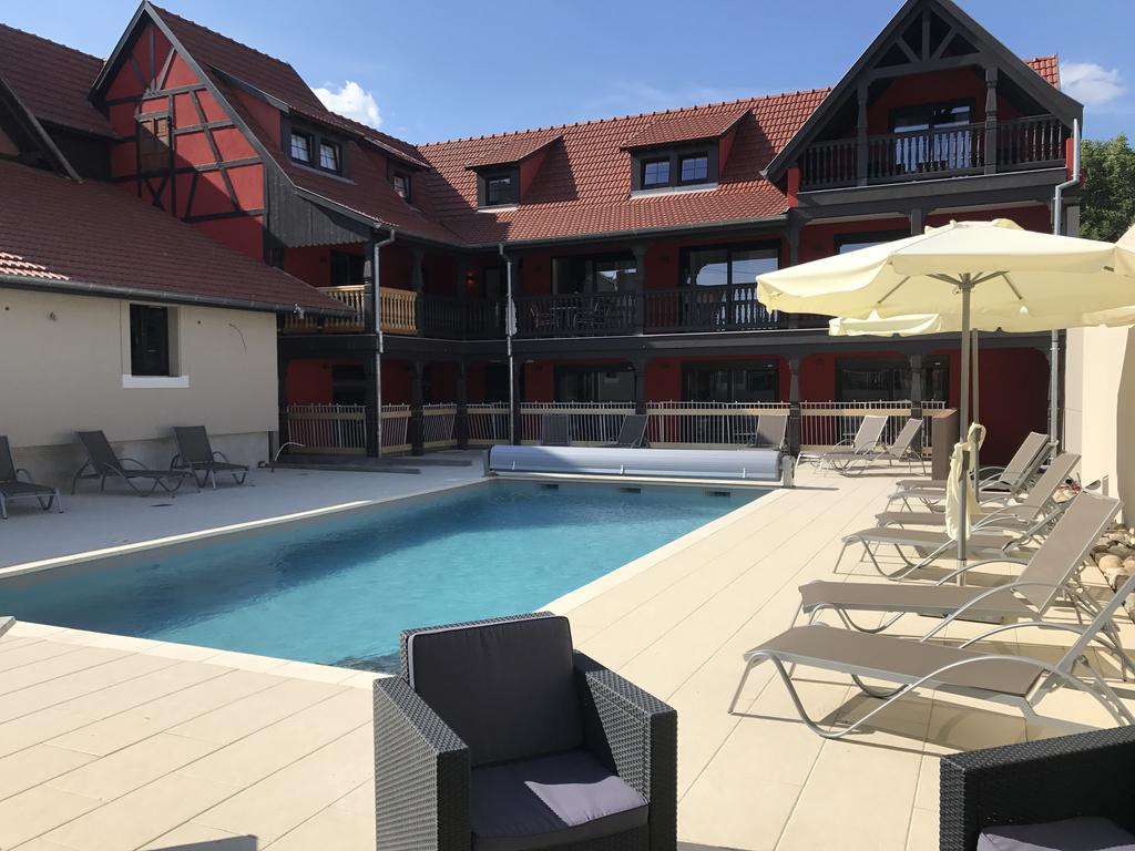 Au Soleil, Hotel Restaurant & Spa Valff ภายนอก รูปภาพ