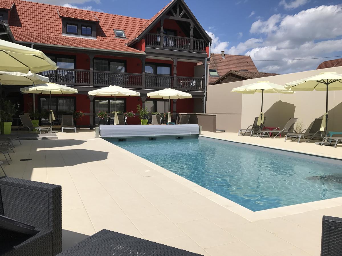 Au Soleil, Hotel Restaurant & Spa Valff ภายนอก รูปภาพ